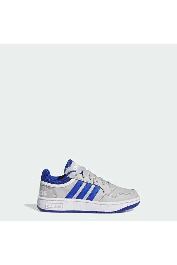 Детские кроссовки для девочек с принтом Hoops 3.0 k ig3833 Adidas, Gray