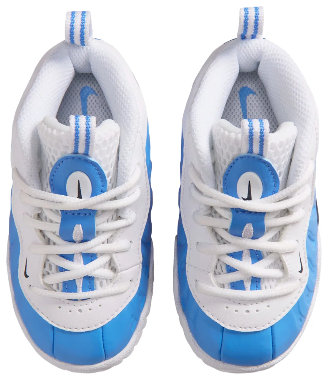 Детские кроссовки Little Posite Pro Nike, цвет University Blue/White/Midnight Navy — фото 4