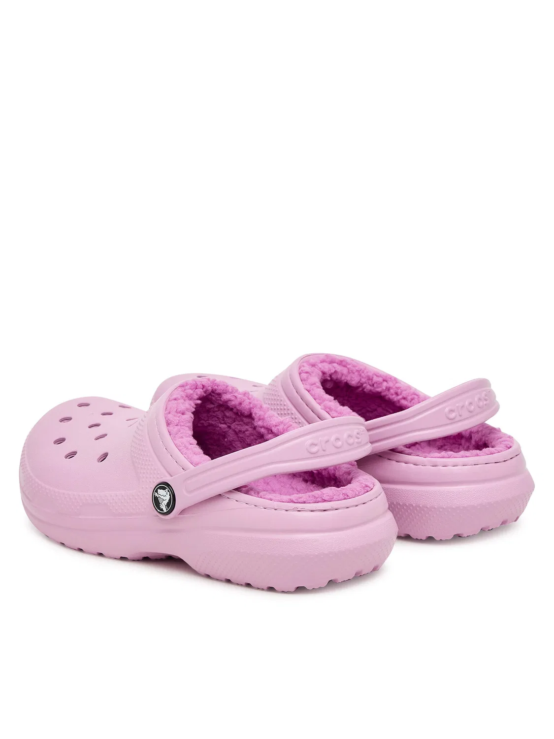 Шлепанцы для мальчика Classic Lined Clog Crocs, розовый — фото 3