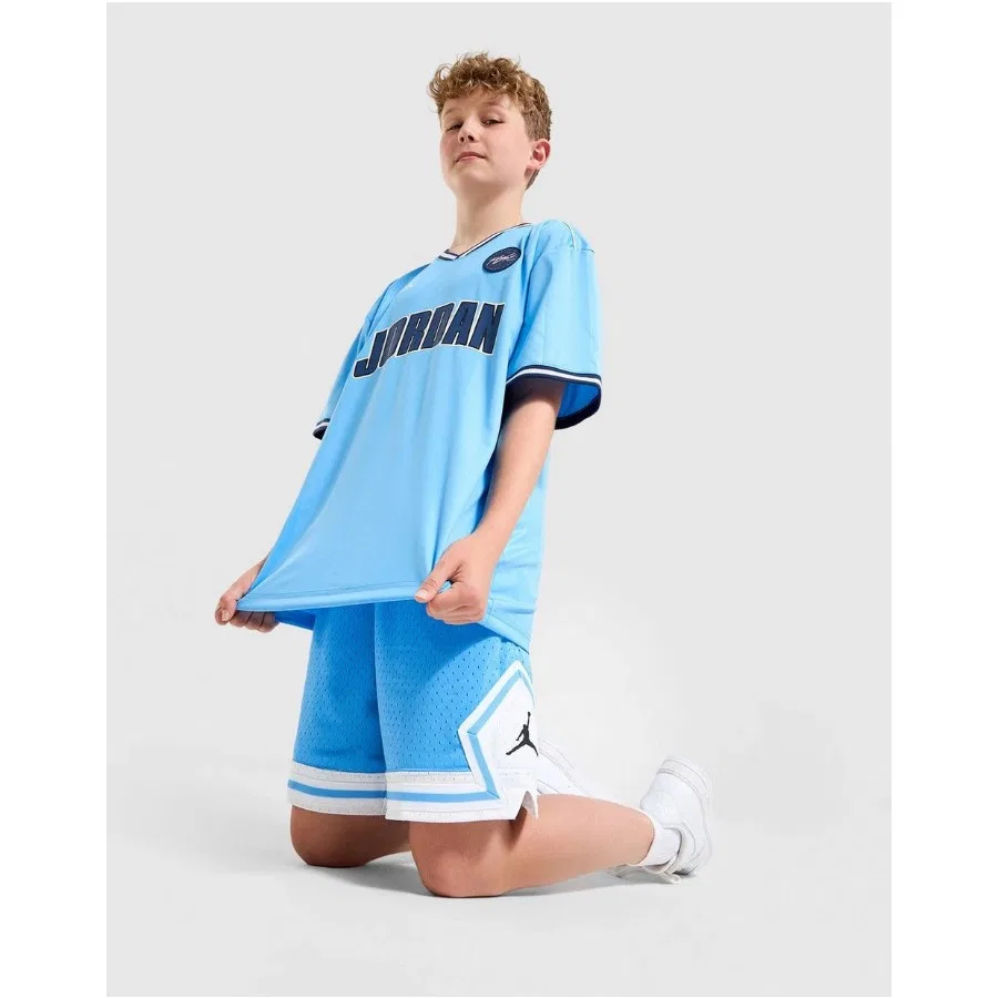 Детские шорты с принтом Jordan MJ DF Sport Diamond Nike, Синий/Темно-синий