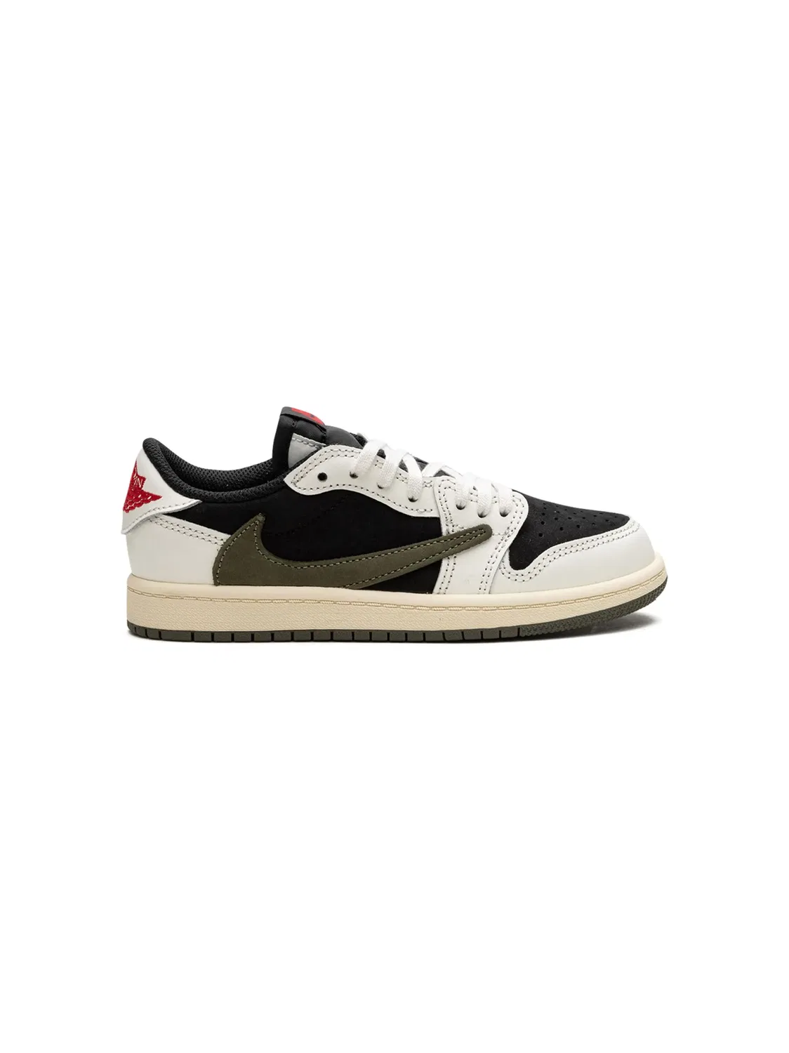 Кроссовки Air Jordan 1 Low "Travis Scott - Olive" — фото 2