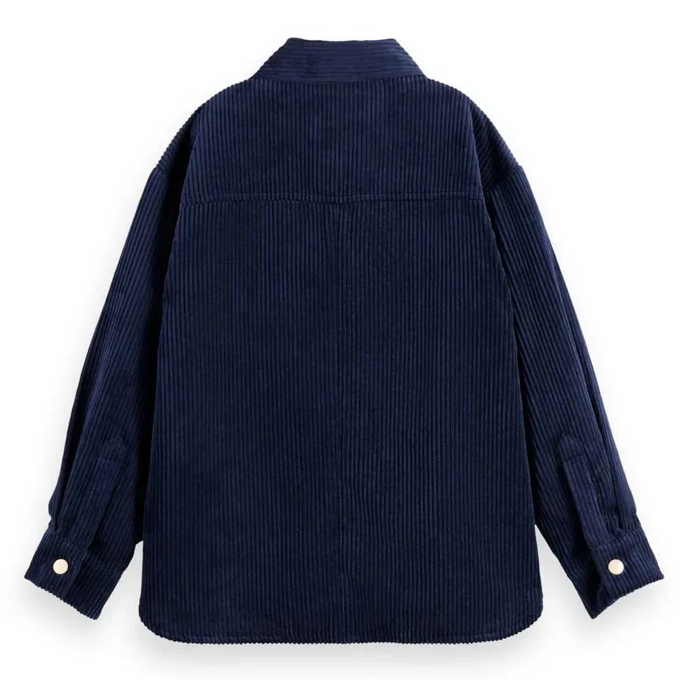 Брюки из вельвета Oversized Scotch & Soda, синий — фото 2