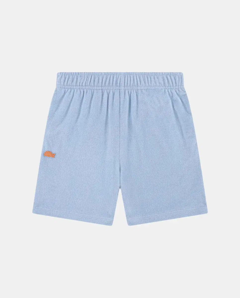 Детские шорты для мальчиков махровые Lacoste, Azul