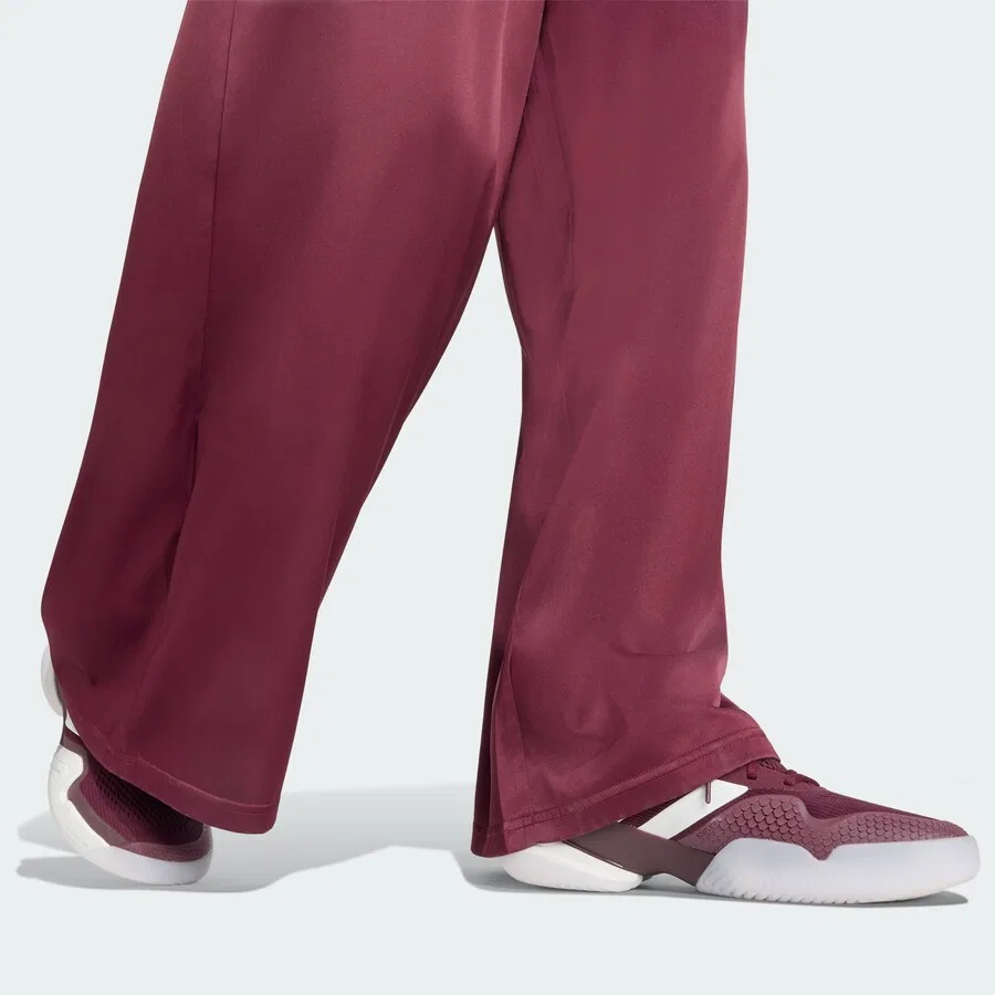 Спортивные шорты ADIDAS PERFORMANCE с широкими штанинами, цвет бордо — фото 3