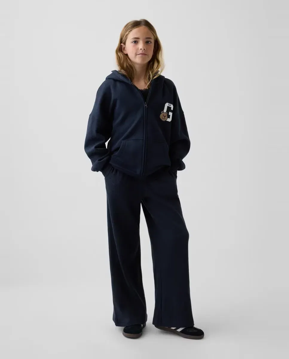 Детские спортивные штаны для девочек с широкой штаниной Gap, Azul Marino