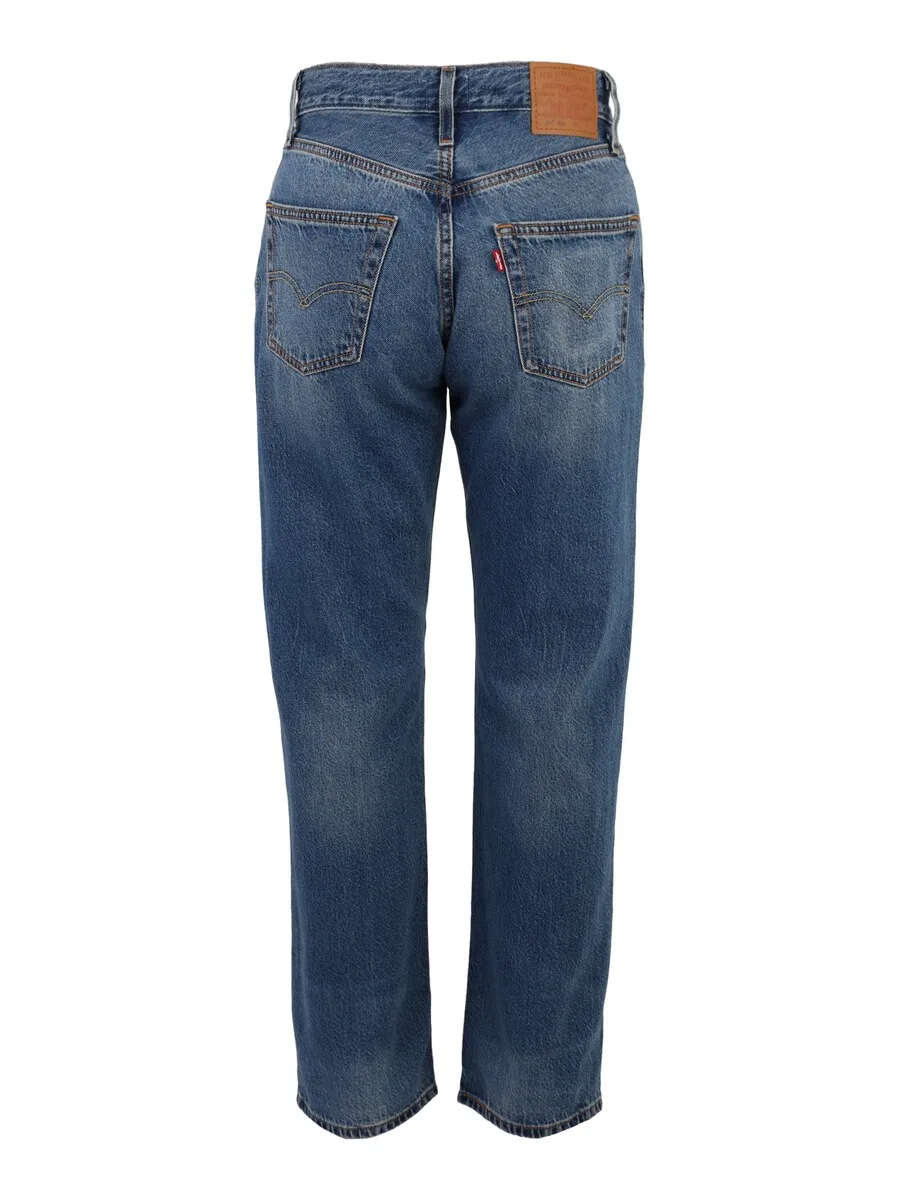 Джинсы LEVI'S Regular '501 90S' синего цвета — фото 2