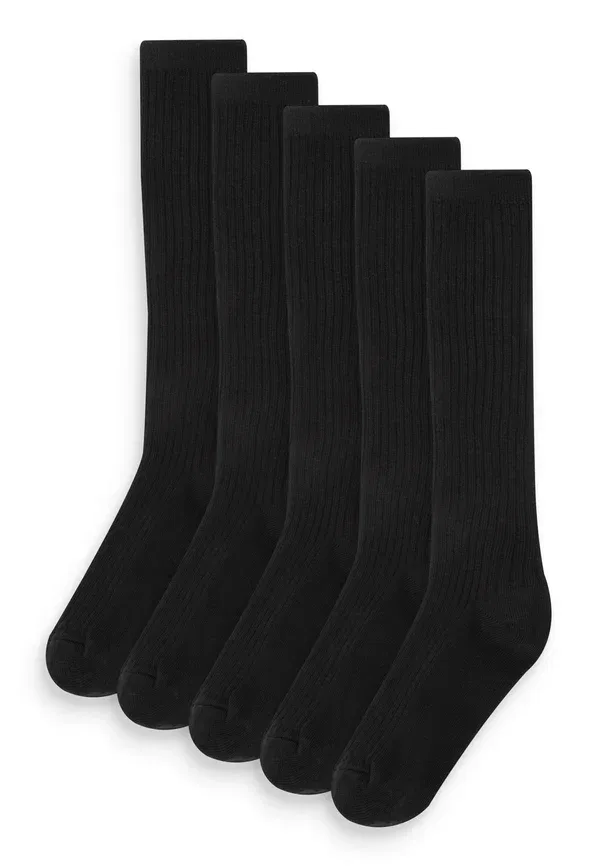 Гольфы хлопковые 5 pack Next Ribbed, черный
