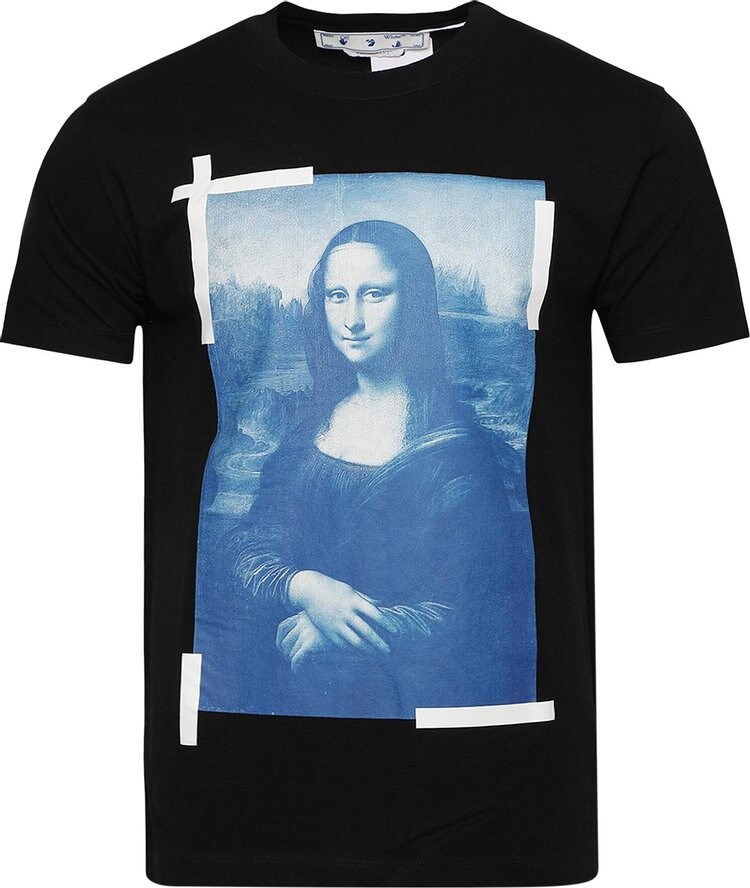 

Футболка Off-White Monalisa Slim Short-Sleeve Tee 'Black', черный