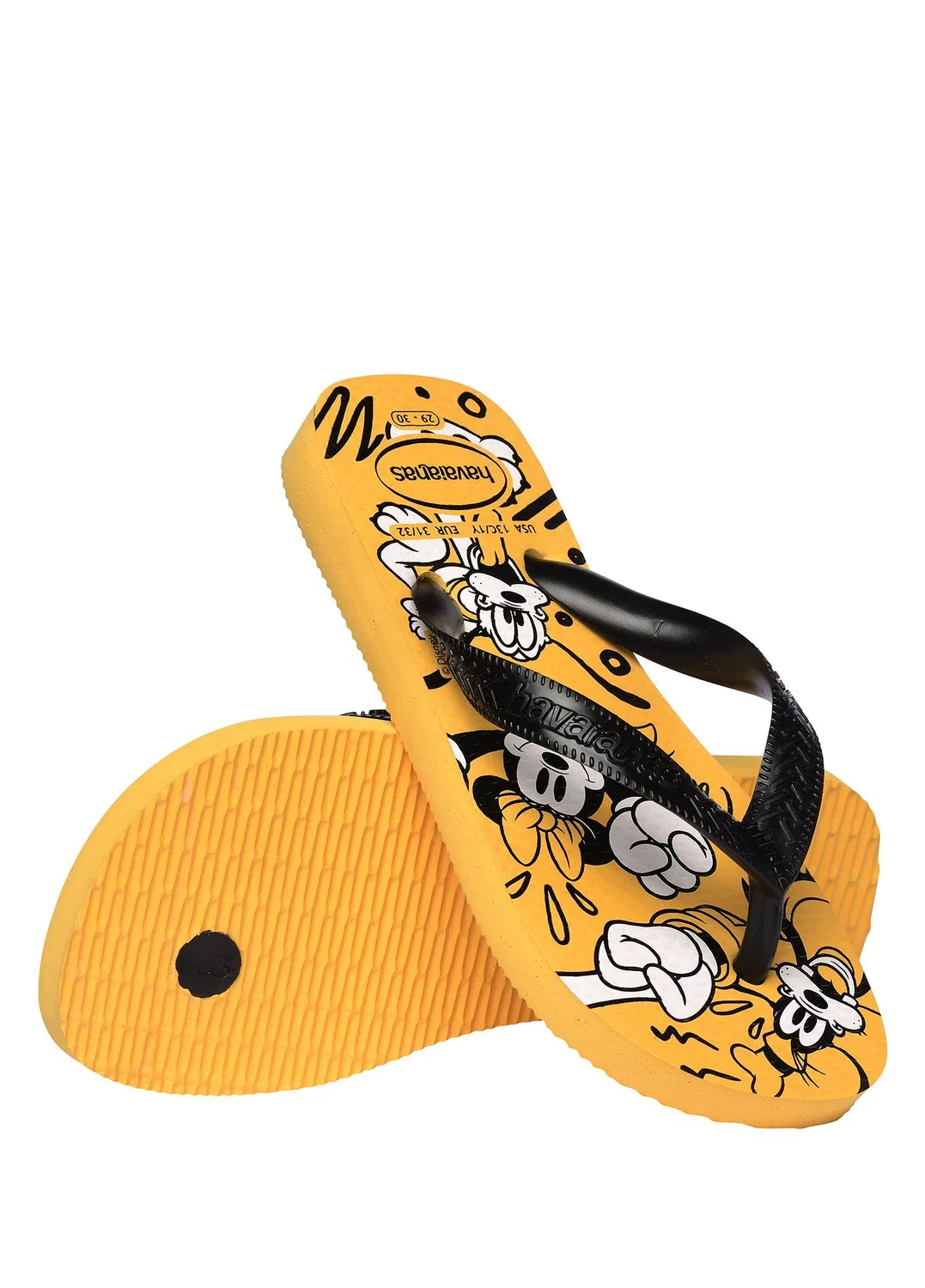Пляжные тапки Havaianas Disney, желтый — фото 4