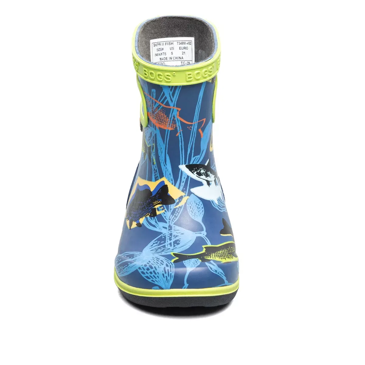 Детские сапоги для девочек водонепроницаемые Skipper II Fish Bogs, Navy Multi — фото 2
