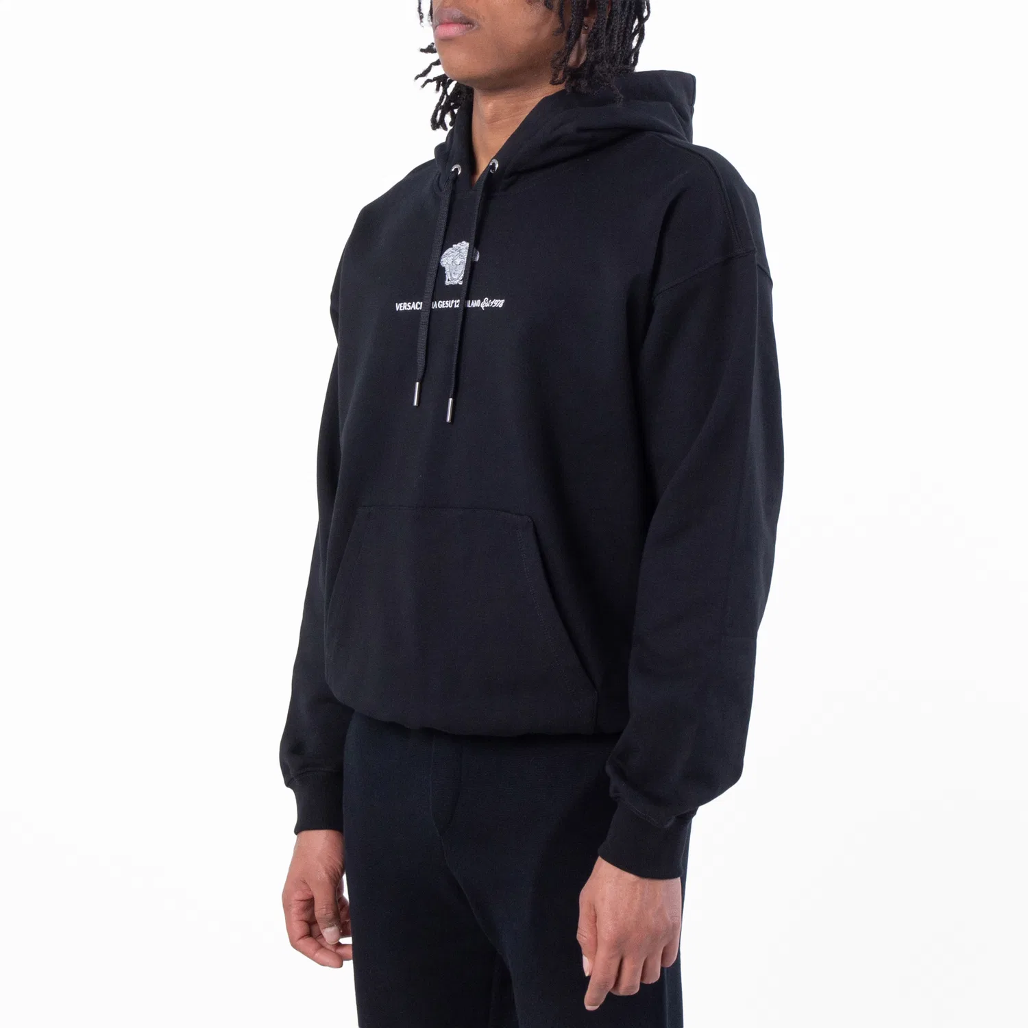 Свитшот с вышивкой Medusa Logo Versace, Black — фото 2