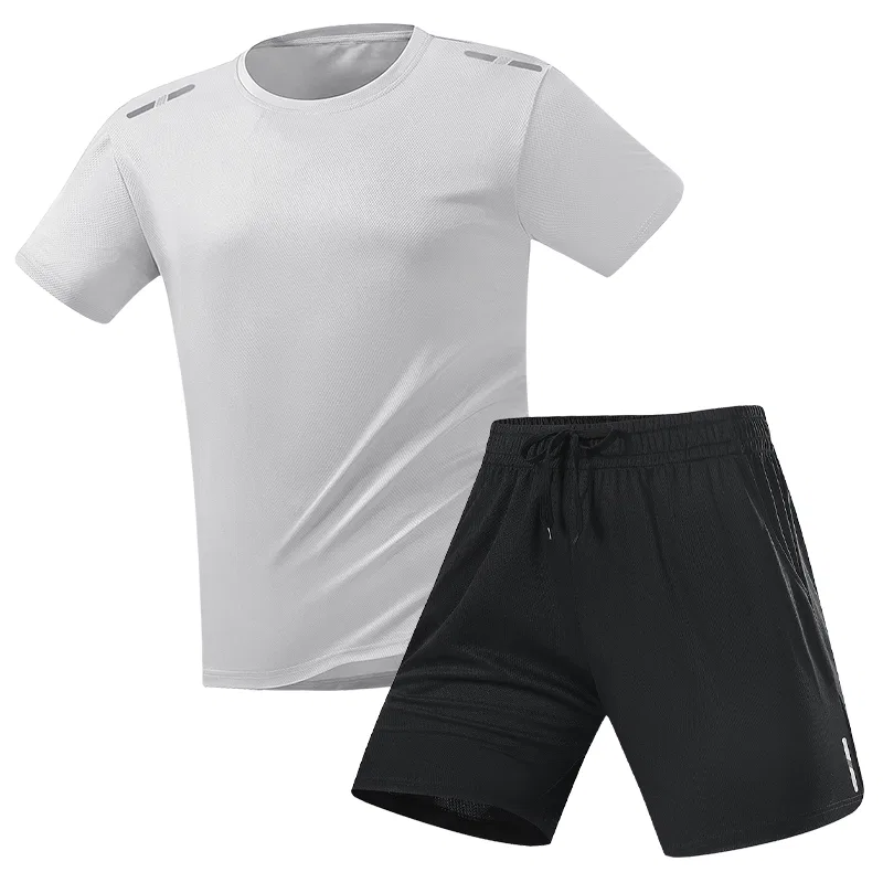Детский комплект спортивной одежды с принтом Sugarfunk, Upgraded Light Gray