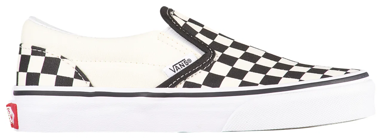 Кеды для мальчиков Classic Slip-On Vans, цвет True White/Black