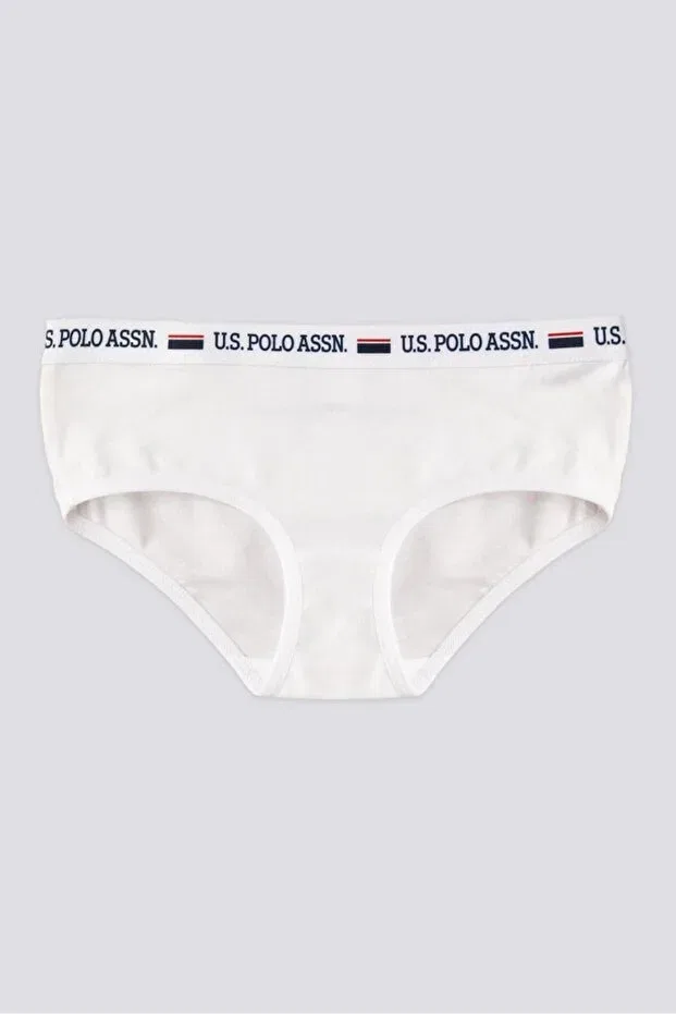 Детские трусы для девочек с принтом 3-Pack U.S. Polo Assn., Red Navy Blue White — фото 4