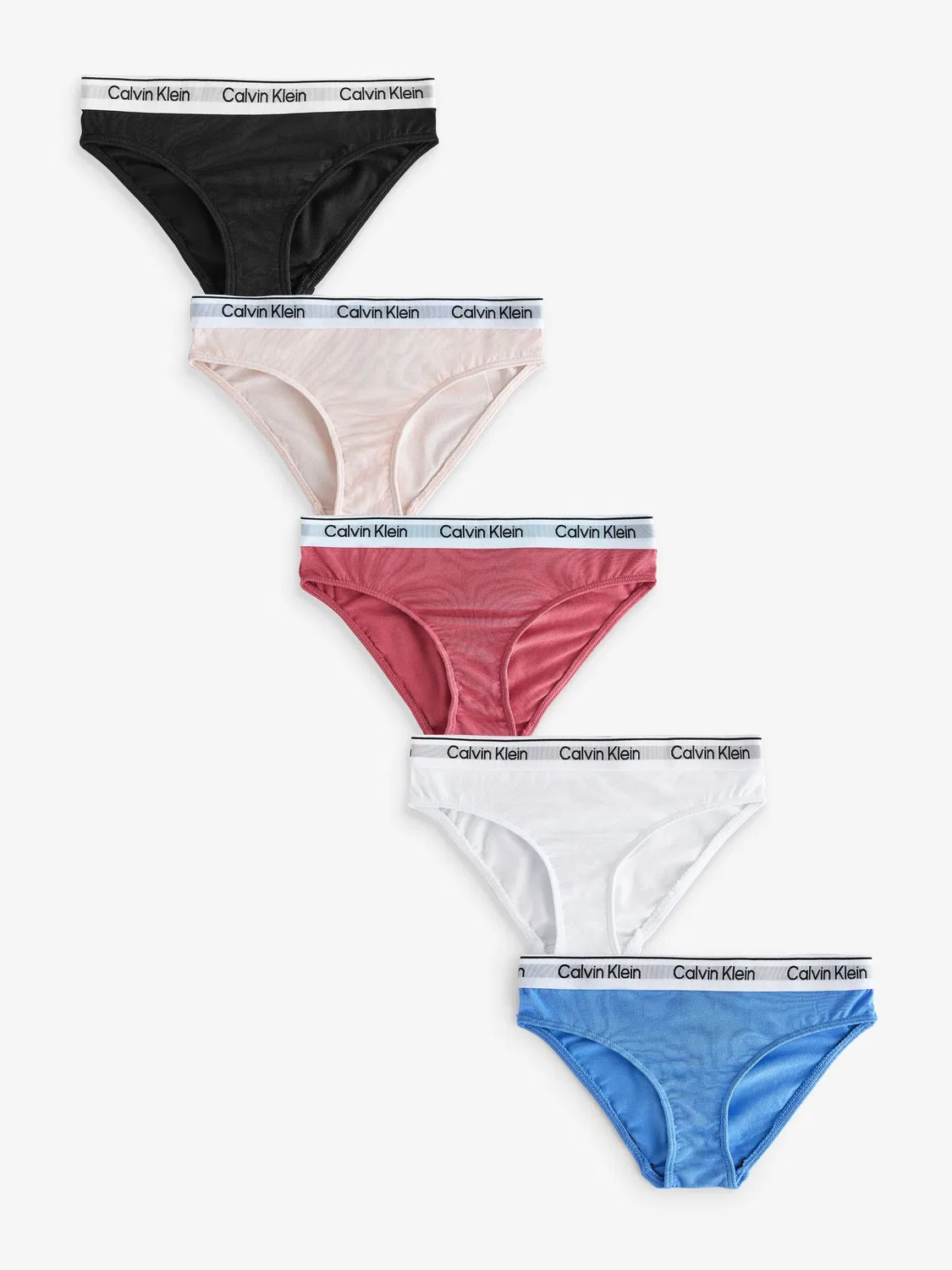 Трусы бикини, набор 5 шт. Calvin Klein, черный