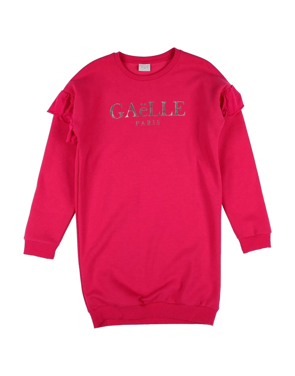 Детское платье из флиса для девочек с длинным рукавом Gaëlle Paris, фуксия