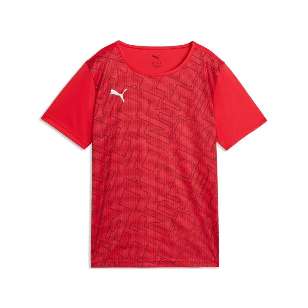 Футболка с принтом individualRISE Graphic Jersey JR Puma, красный