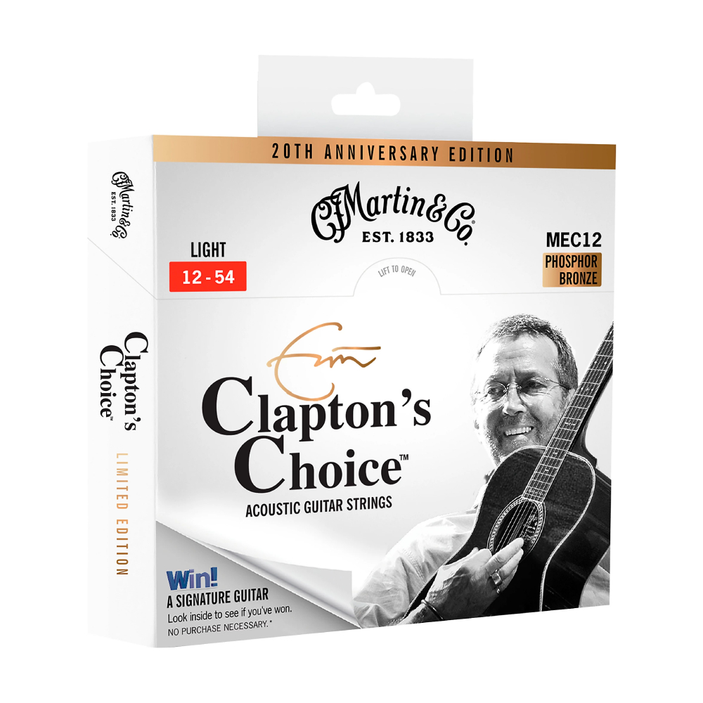 

Гитарные струны Martin MEC12 Martin Acoustic "Clapton's Choice" из легкой фосфористой бронзы