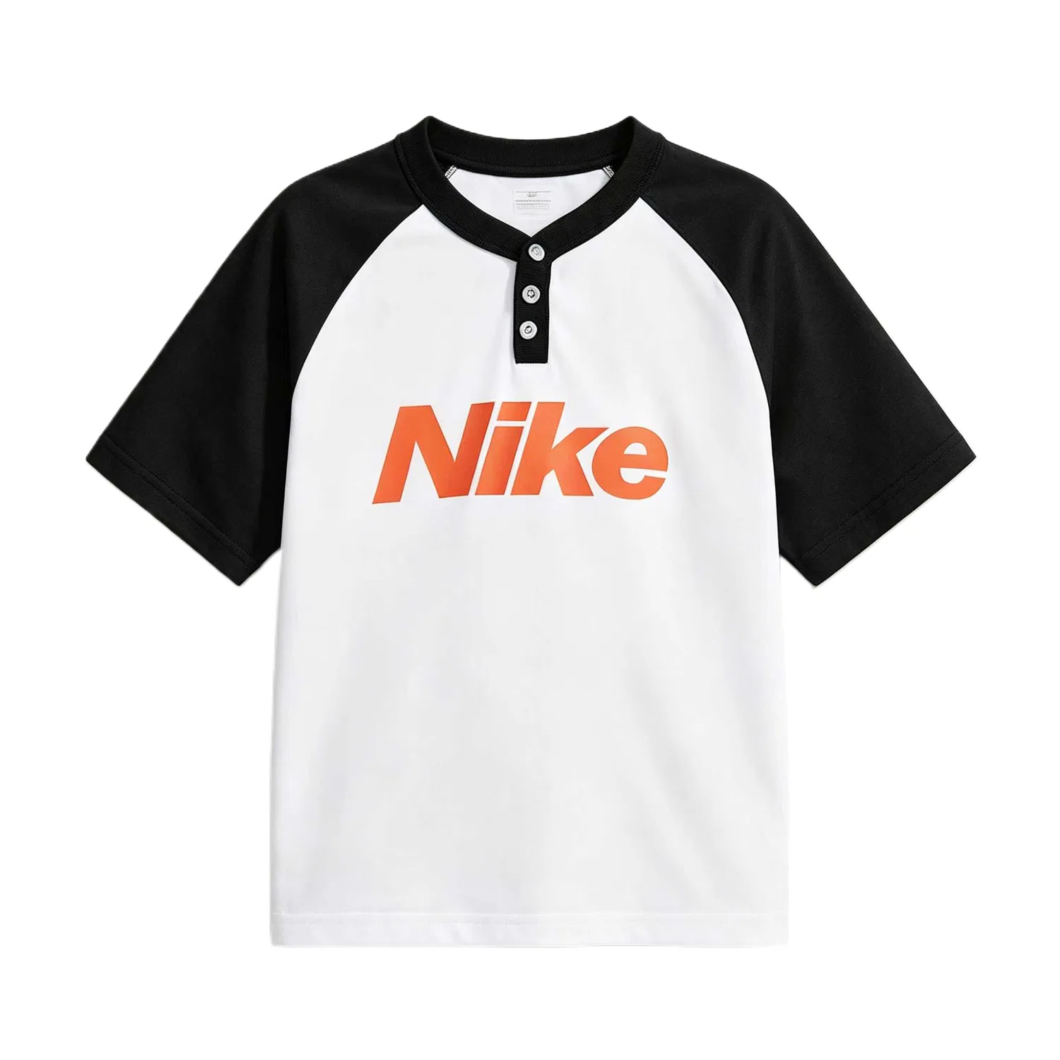 Футболка детская Henry Collar, Nike, Black