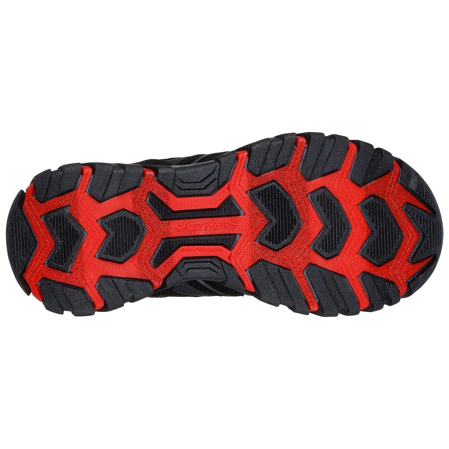 Детские зимние ботинки Trekking Skechers, Black/Red — фото 3