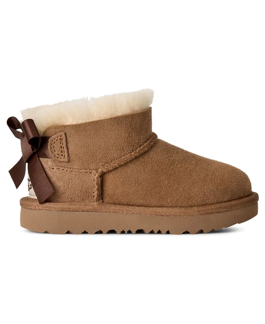 Ботинки-челси Ultra Mini Bailey Bow с молнией UGG, Chestnut — фото 2