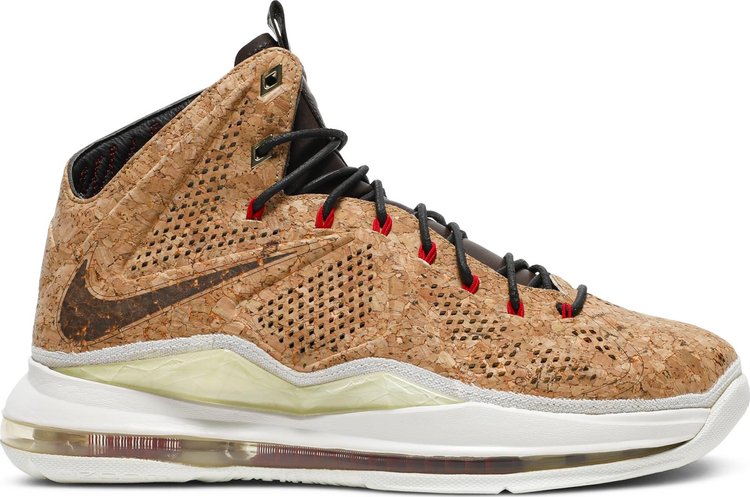 Кроссовки Nike LeBron 10 Ext QS 'Cork', коричневый - фото