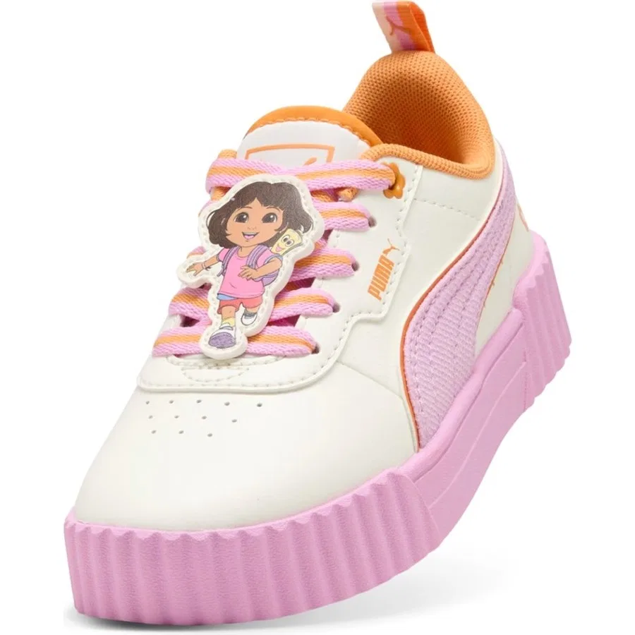Детские кроссовки Puma Carina 3.0 Dora, Белый — фото 3