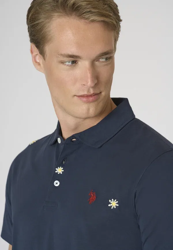 Поло из хлопка Polo shirt U.S. Polo Assn., blu, синий — фото 4