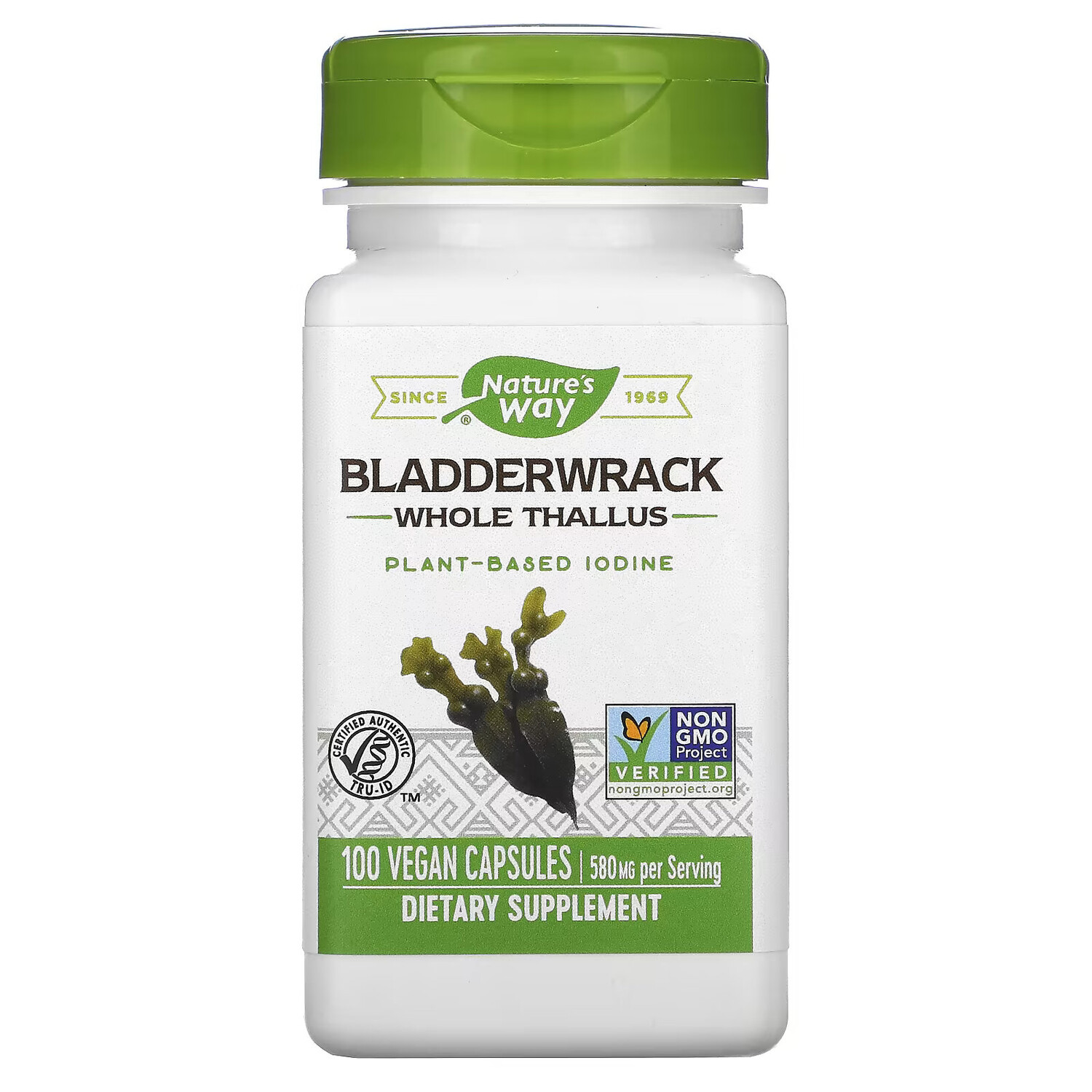 

Nature's Way ламинария 580 мг, 100 вегетарианских капсул