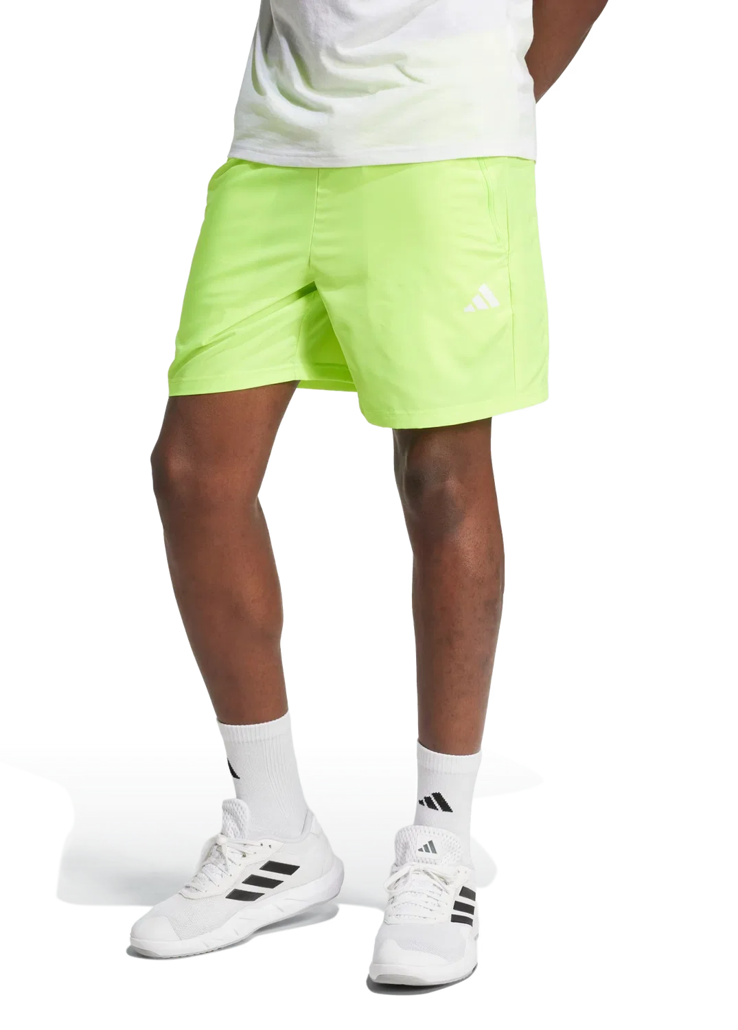 Мужские спортивные шорты Regular Fit Adidas, зеленый — фото 2