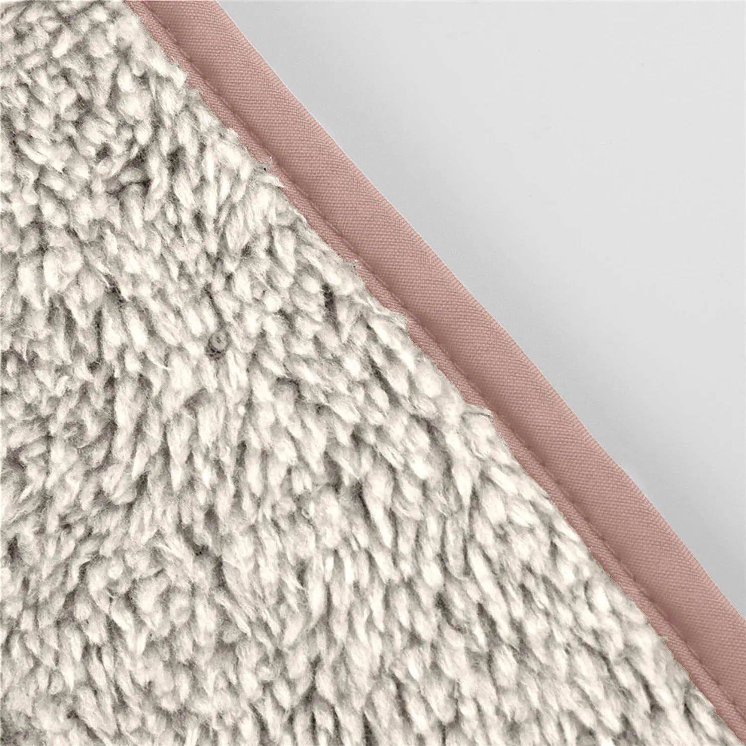 Женское дождевик с капюшоном из искусственной шерсти, Beige — фото 3