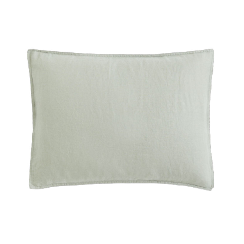 

Наволочка из стираного льна H&M Home Washed Linen, светло-зеленый