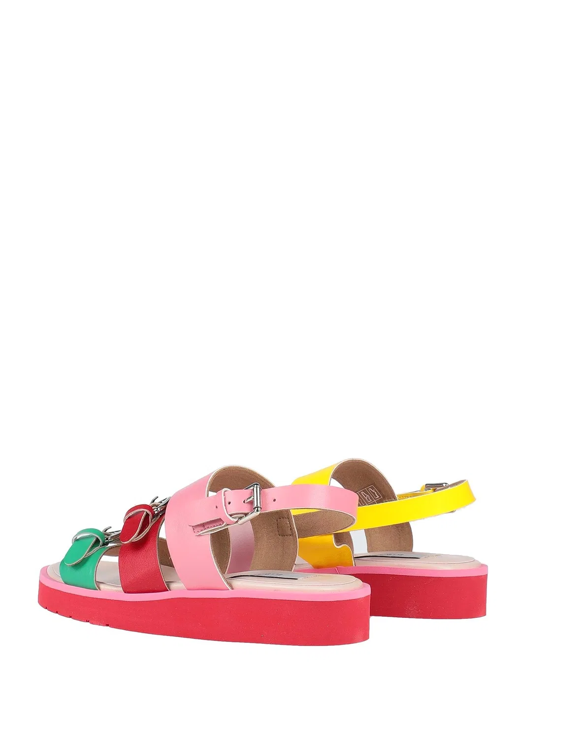 Детские сандалии для девочек из текстиля Stella Mccartney Kids, розовый