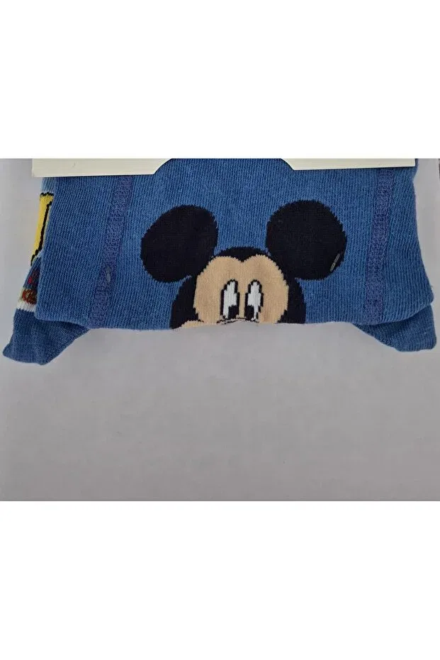 Детские колготки для мальчиков с принтом Mickey Mouse Baby Boy, Disney Baby, Blue — фото 3