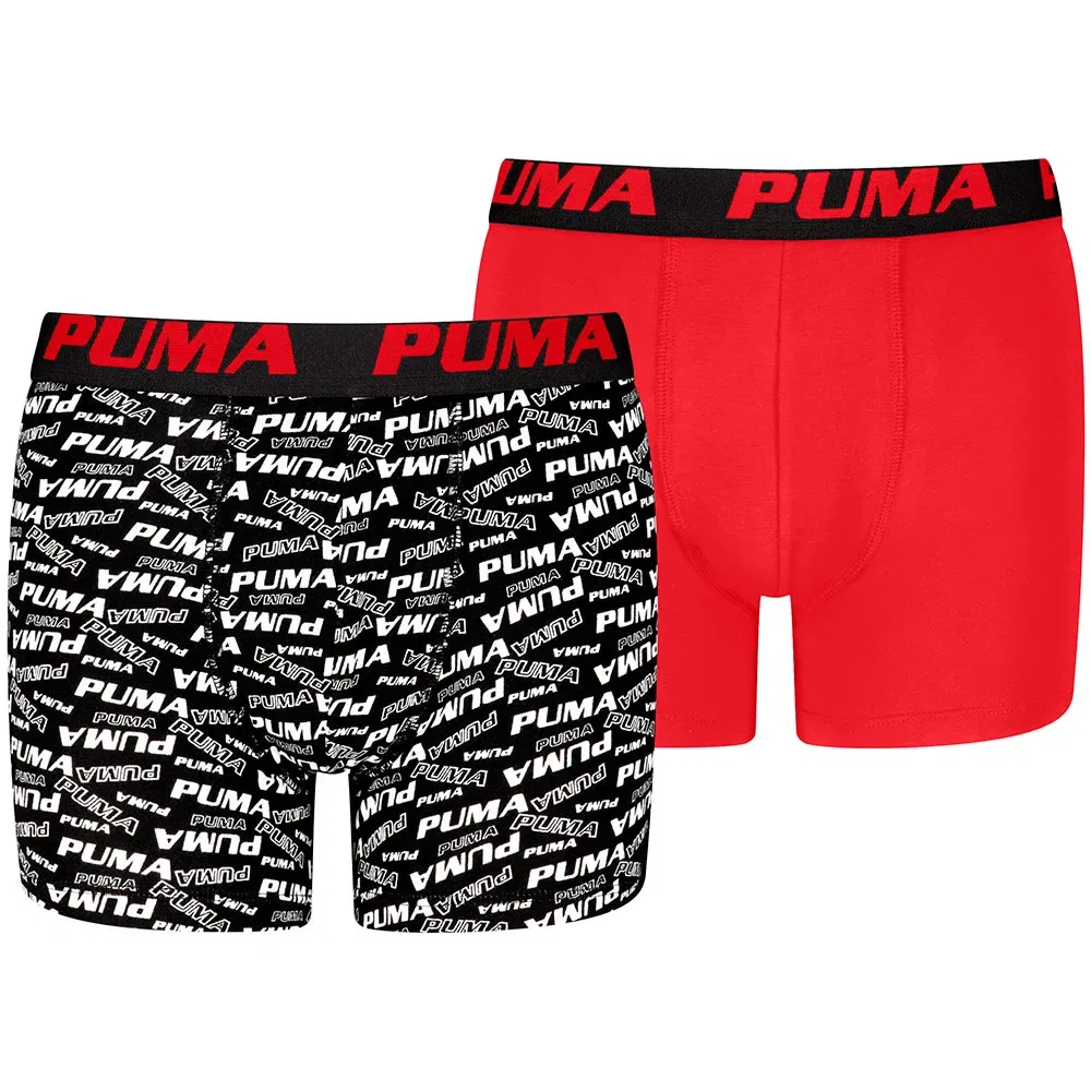 Детские боксеры для мальчиков с принтом Puma, Black