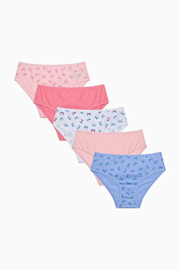 Детские трусы для девочек разноцветные 5-комплект colorful bows Penti, Multicolor
