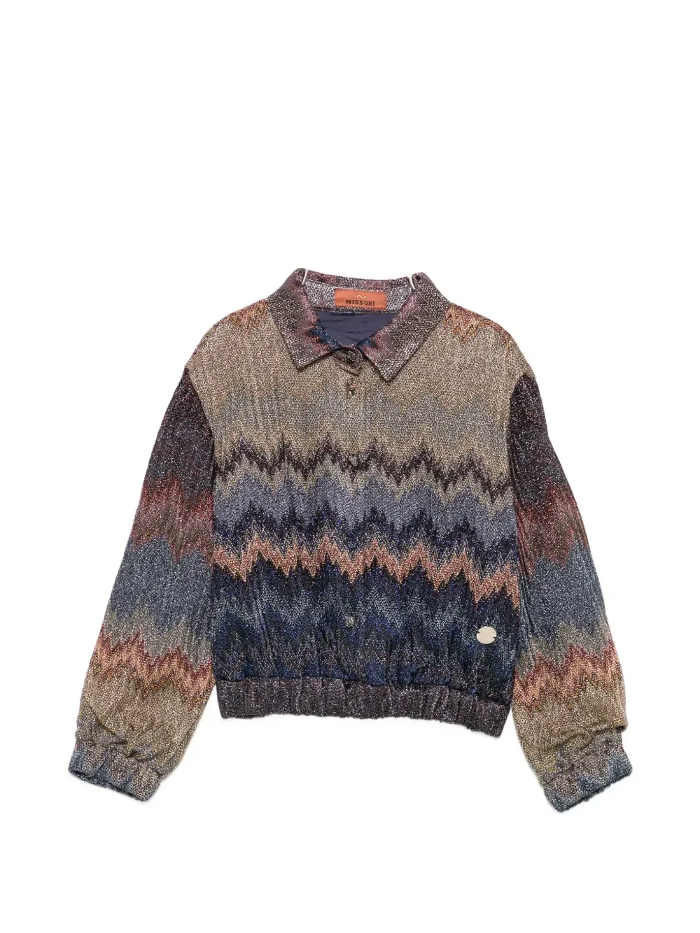 Рубашка на пуговицах Missoni Kids, синий