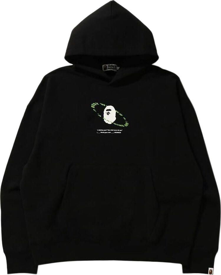 

Худи BAPE Universe Ape Loose Fit Pullover Hoodie Black, черный