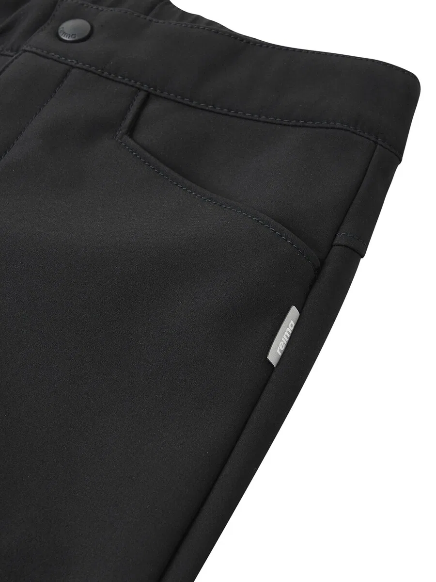 Спортивные брюки Reima Regular Athletic Pants 'Idea' черного цвета — фото 4