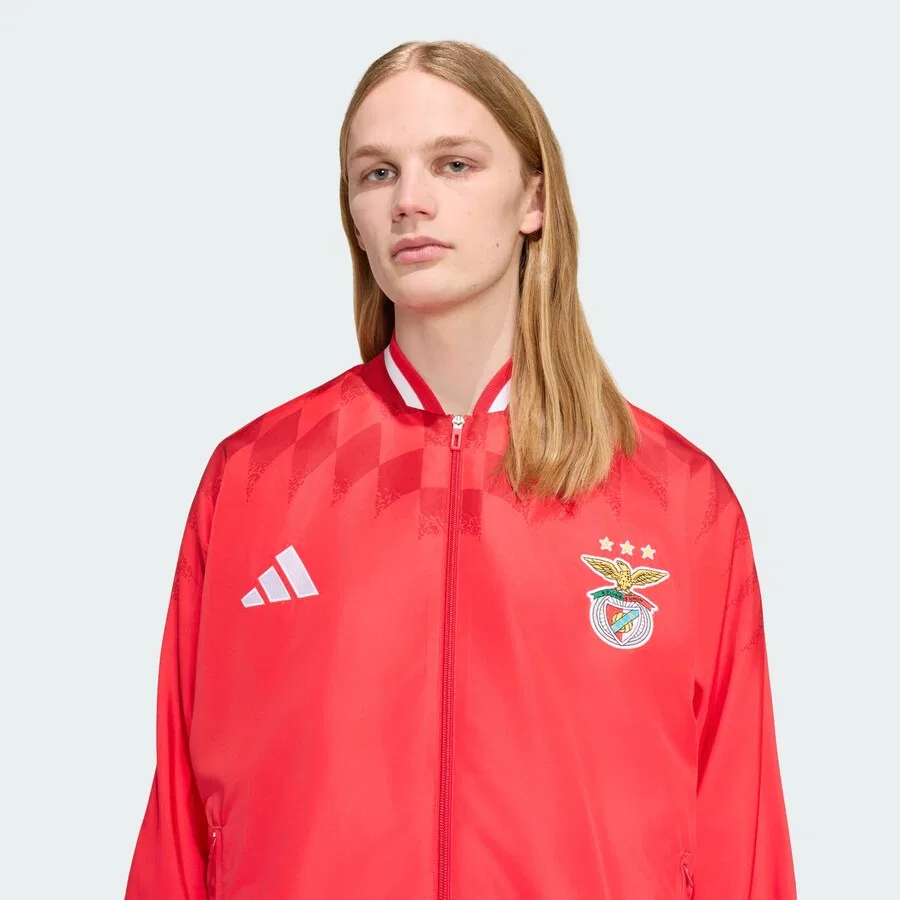 Тренировочная куртка ADIDAS PERFORMANCE в красном и рубиново-красном цветах — фото 3