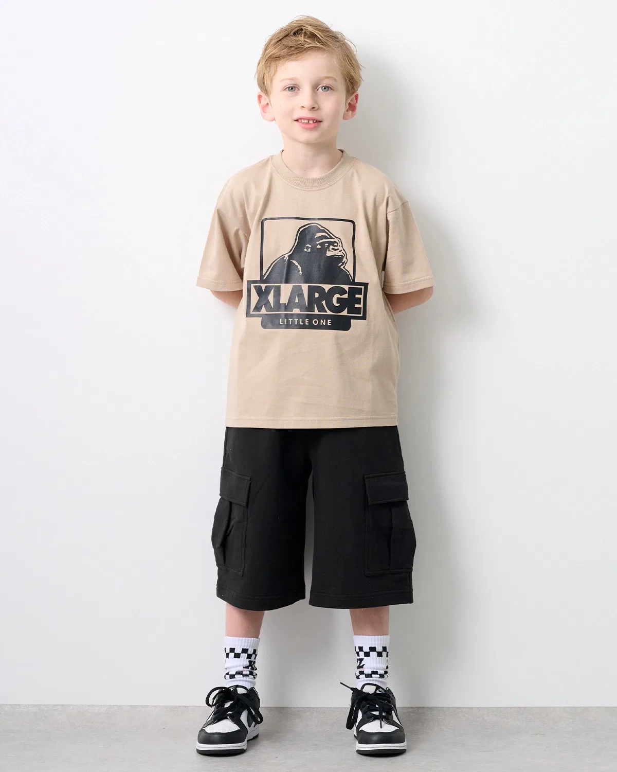 Детская футболка с принтом без рукавов OG XLARGE KIDS, Light Blue — фото 2