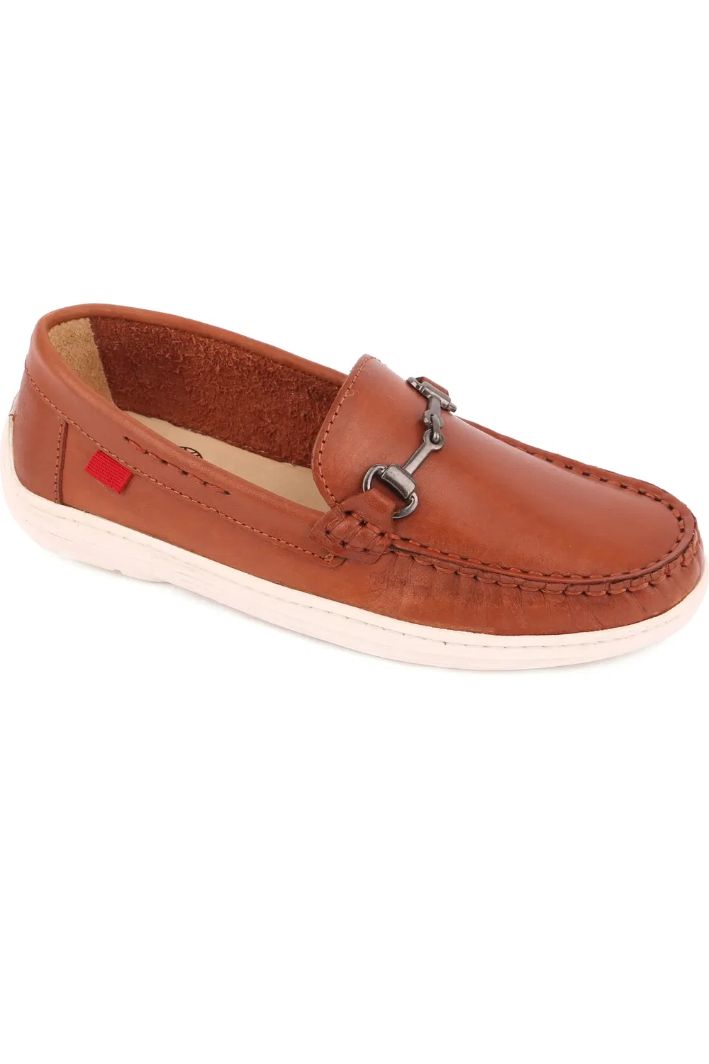 Детские туфли мокасины на плоской подошве Morton Street Marc Joseph New York, Cognac Napa