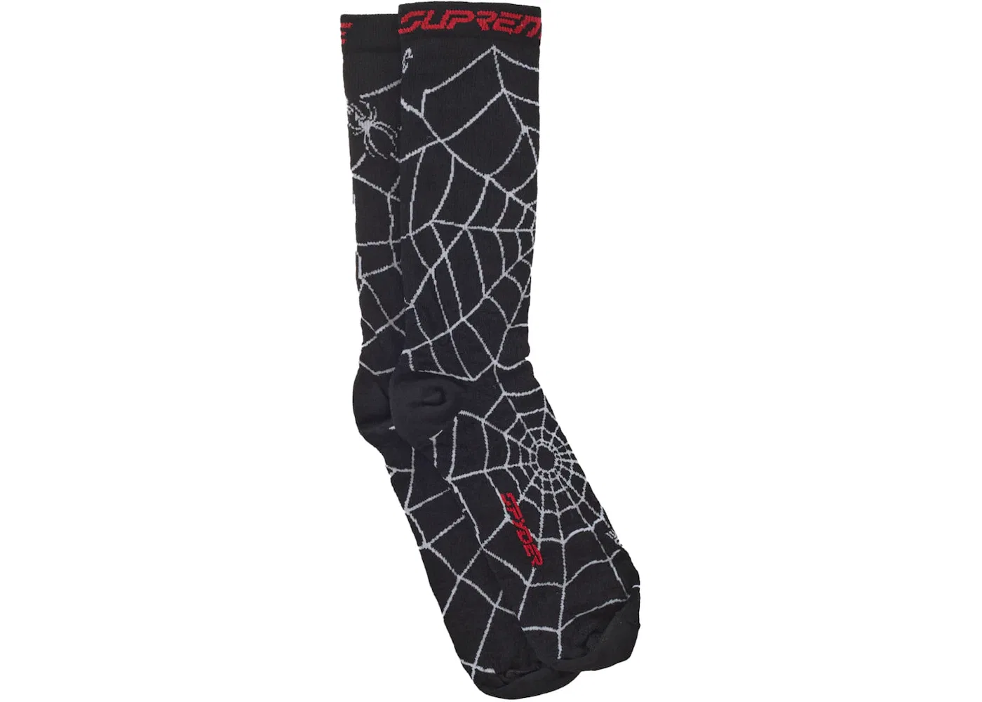 Детские носки с принтом Socks (1 Pack) Supreme, Black — фото 2