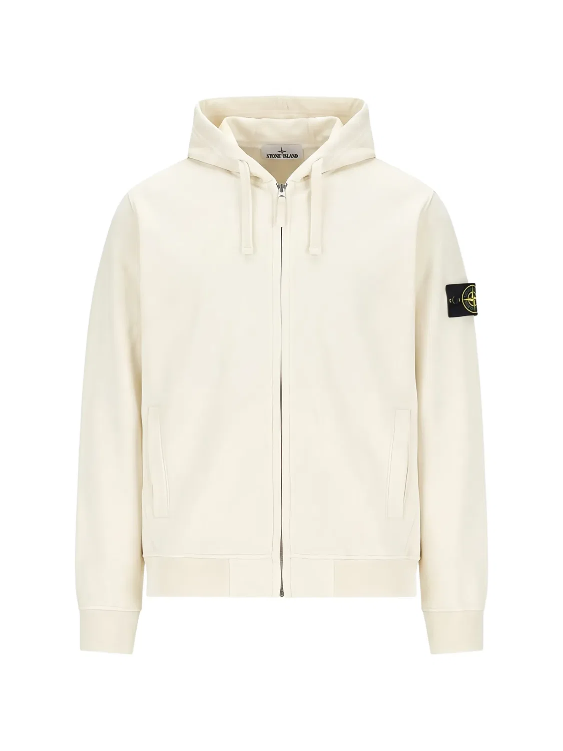 Худи Compass белое Stone Island, белый