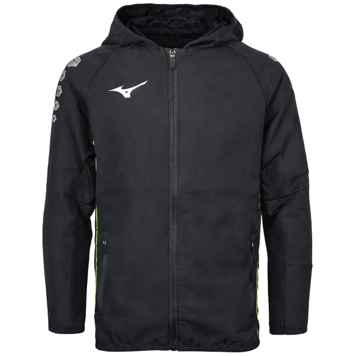 Черная куртка Team micro Mizuno, Black