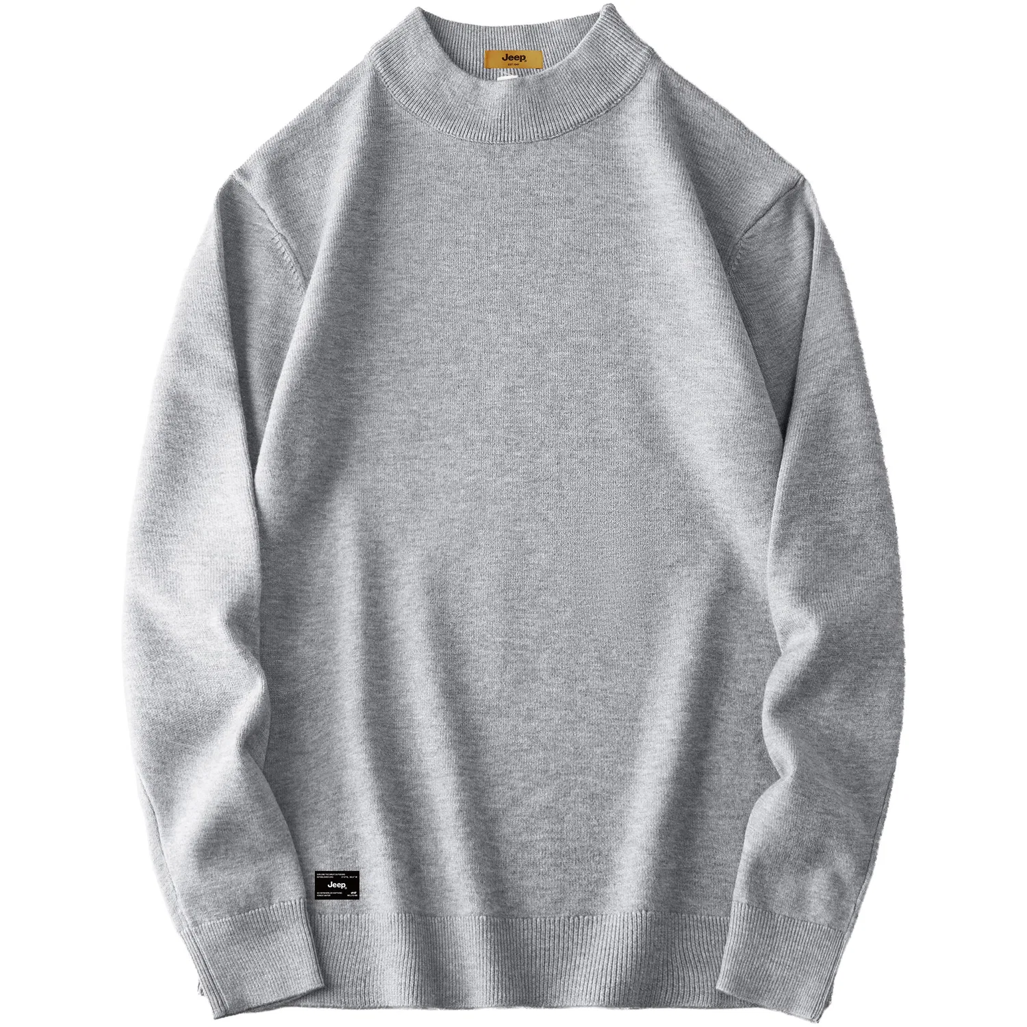 Детский свитер полугольф Jeep Leisure Collection, Medium Heather Gray