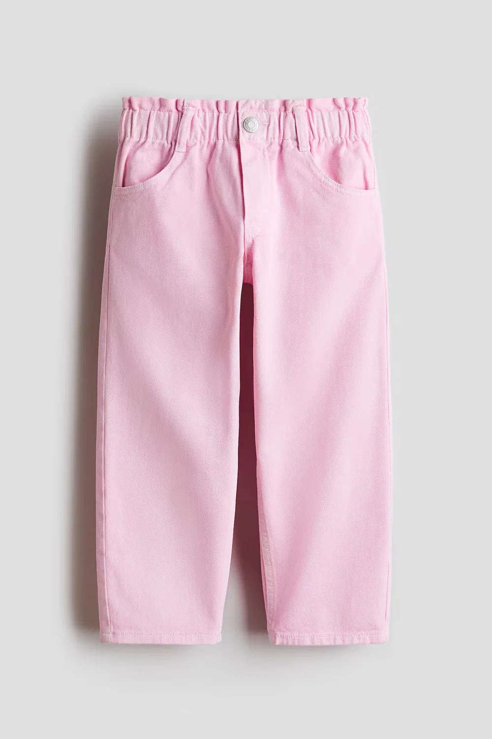 Свободные джинсы с бумажным пакетом H&M, Hellrosa