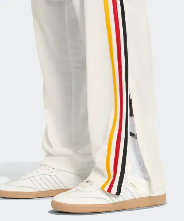 Тренировочные штаны Firebird, Adidas, белый, золотой, красный — фото 4