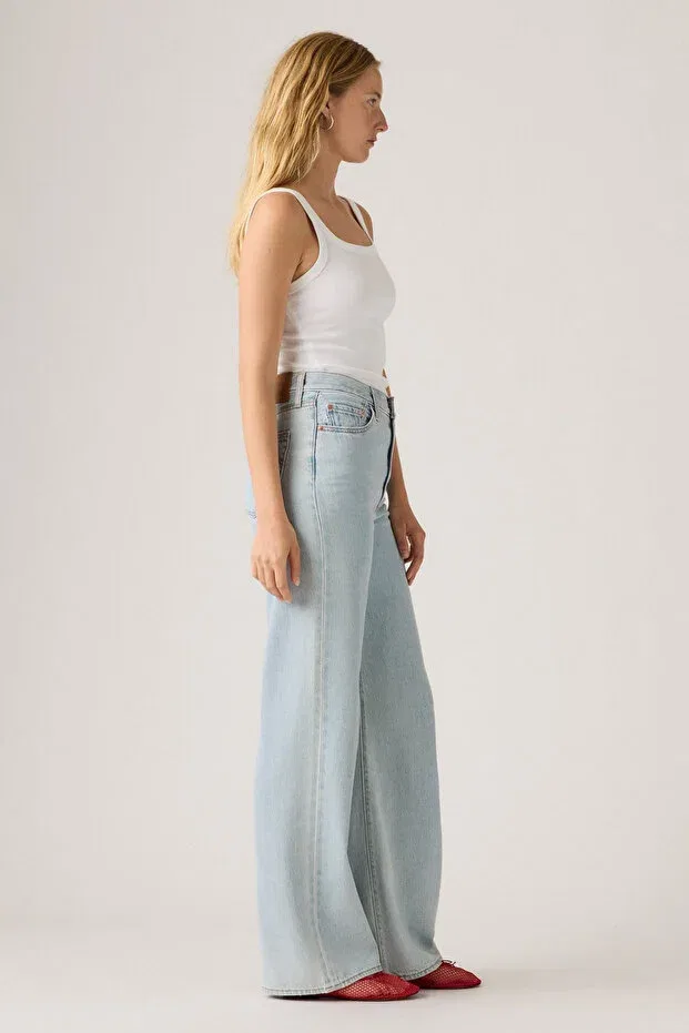 Женские джинсы с широкой штаниной Levi'S, Blue — фото 2