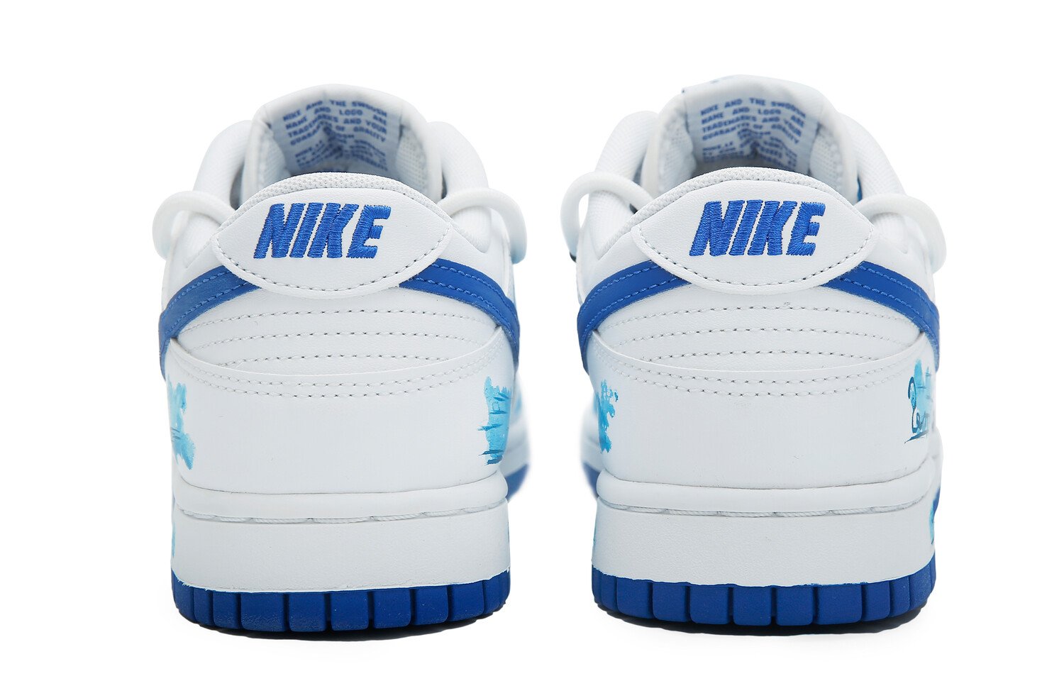 

Кроссовки Nike Dunk Skateboard Shoes Men Low-Top White Blue, Синий, Кроссовки Nike Dunk Skateboard Shoes Men Low-Top White Blue